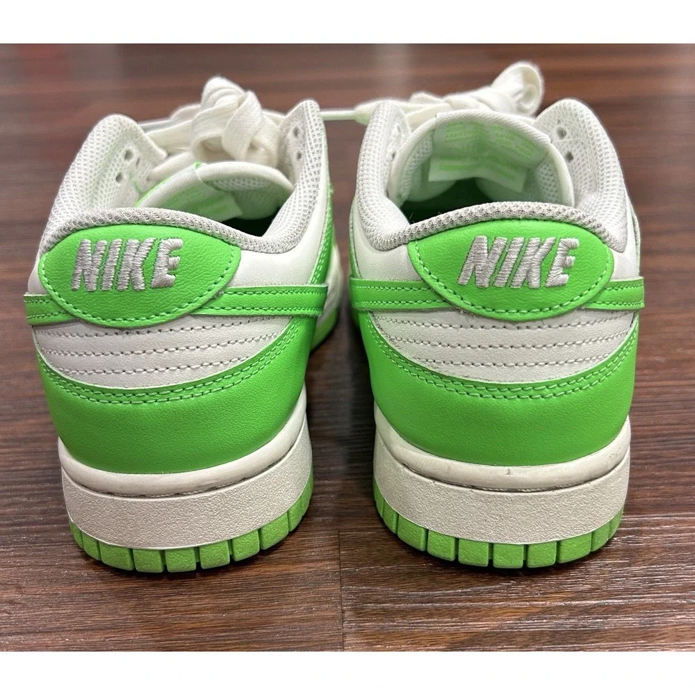 Nike Dunk Low Womens Size 7.5 White Green Strike Athletic Sneaker HV0842-133